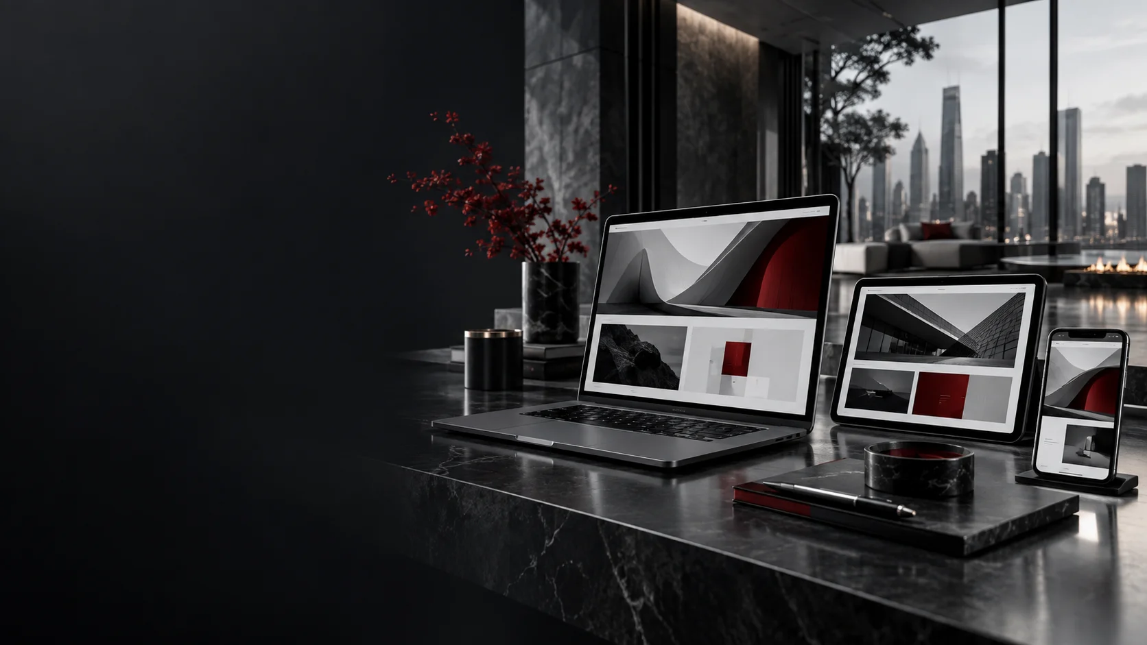 Website Development — AMEK editorial concept
